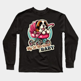 Baby St. Bernard Long Sleeve T-Shirt